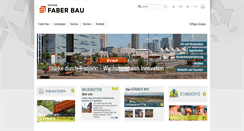 Desktop Screenshot of faber-bau.de